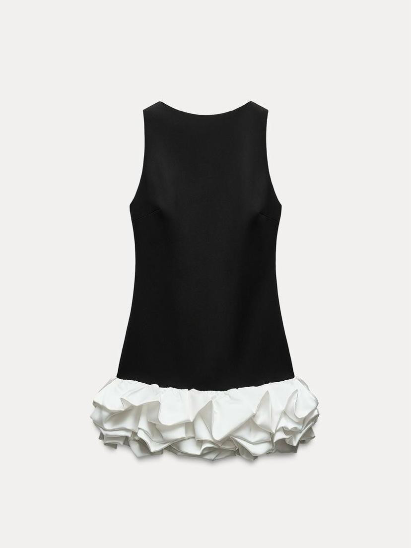 Vestido de volantes B&W