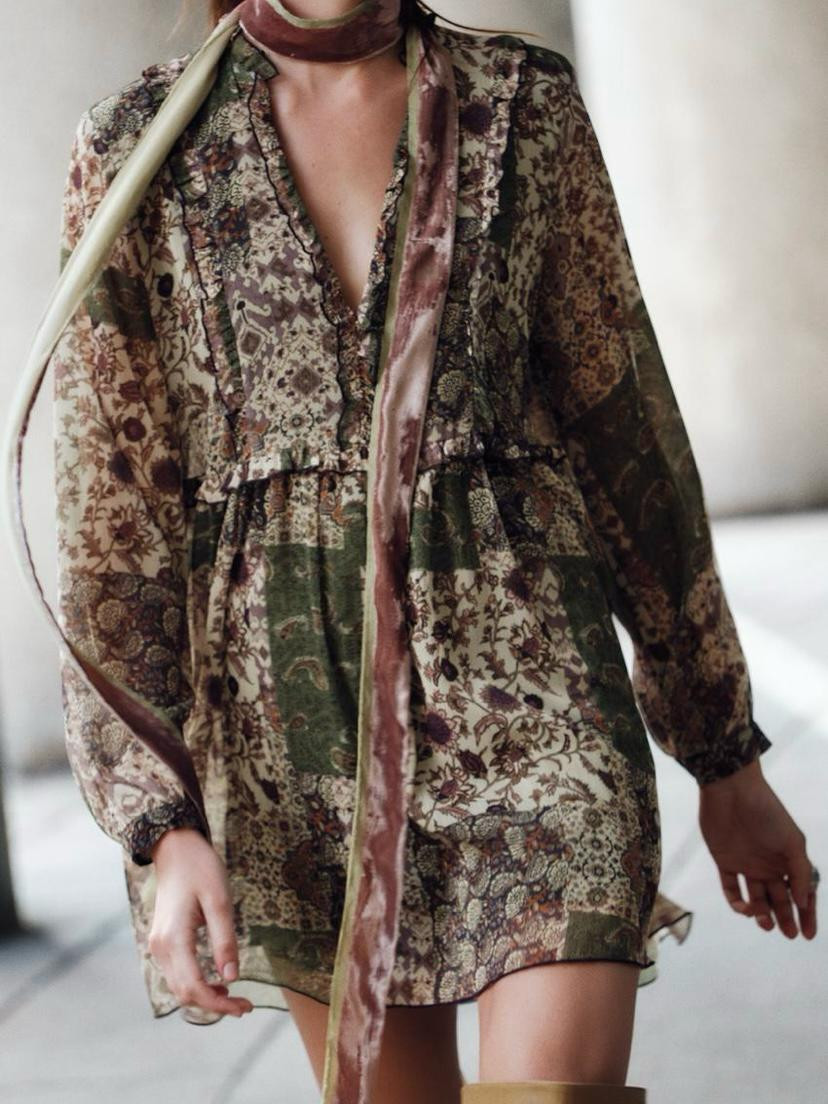 Vestido estampado