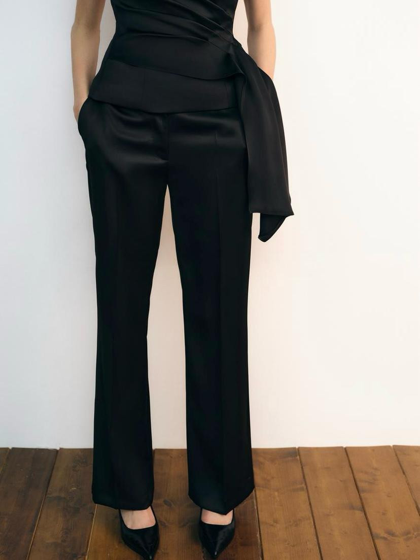 Pantalones flare traje