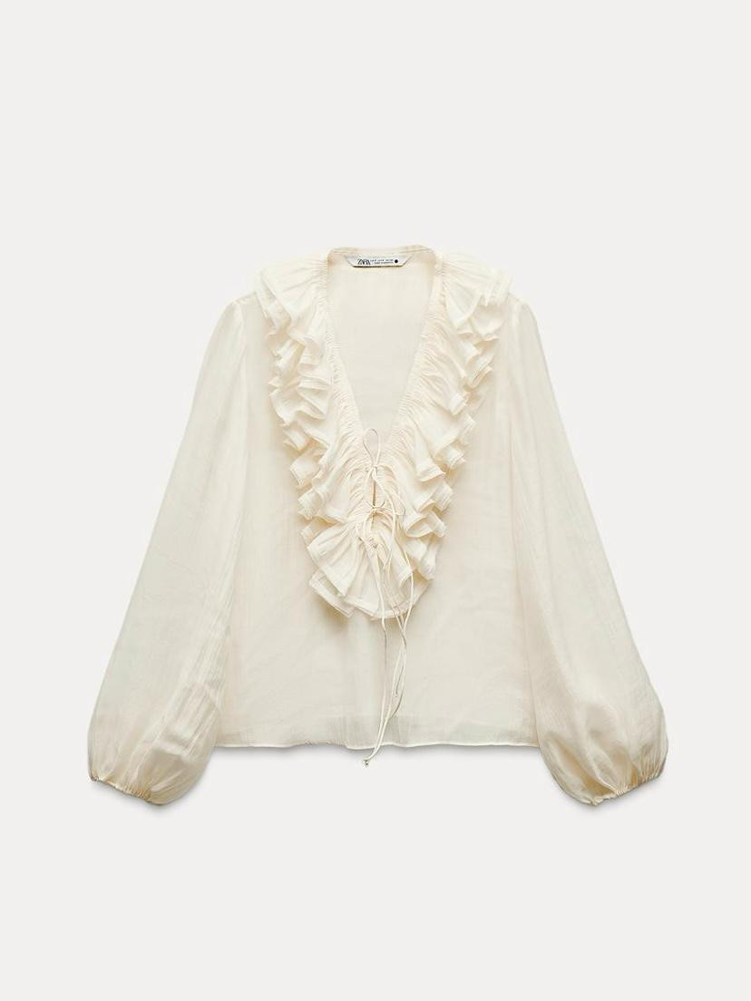 Blusa de volantes