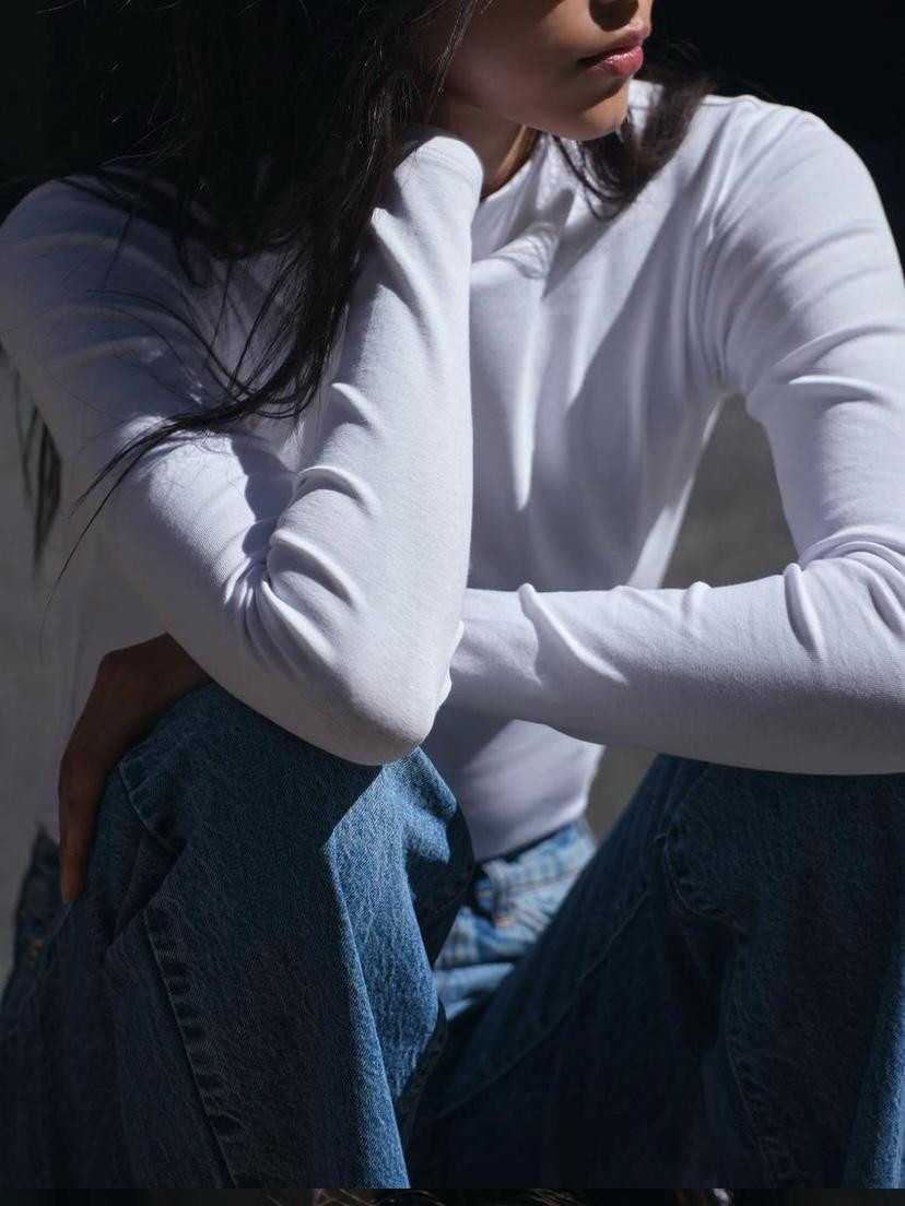 Camiseta de cuello alto