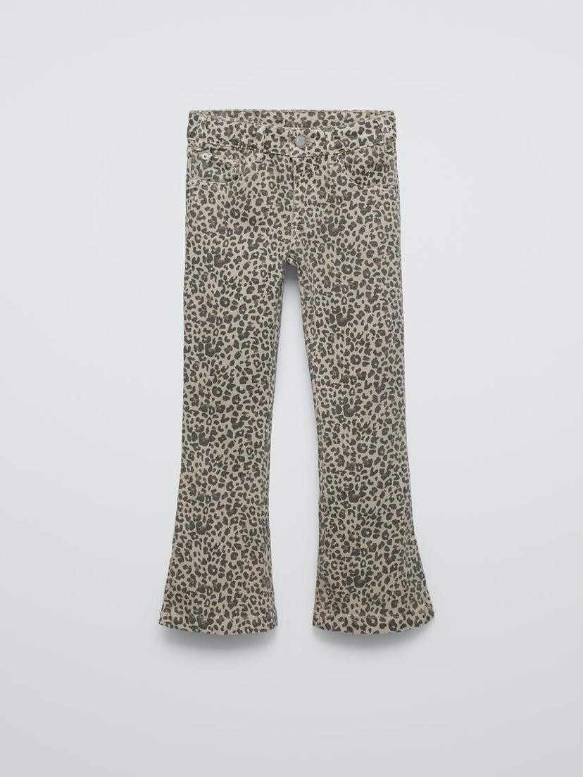Pantalón leopardo niña