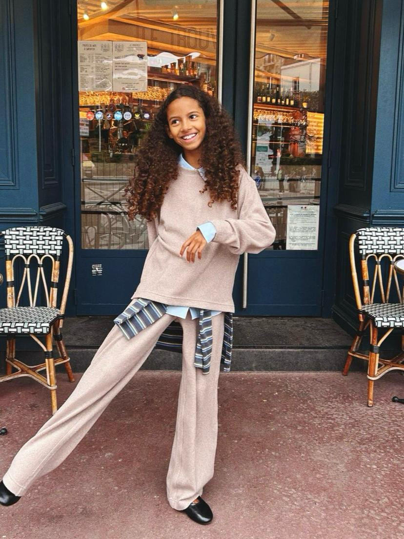 Pantalón canalé niña
