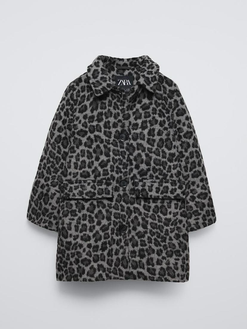Abrigo leopardo niña
